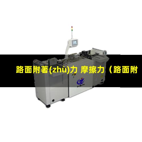 路面附著(zhù)力 摩擦力